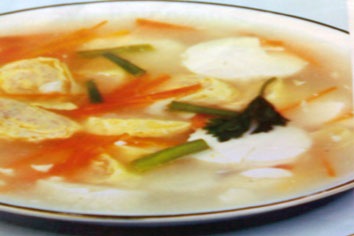 Sup Tahu dan Rolade Ayam Resep Masakan Indonesia